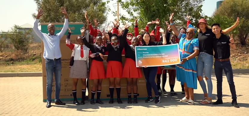Hisense's contribution in South Africa
